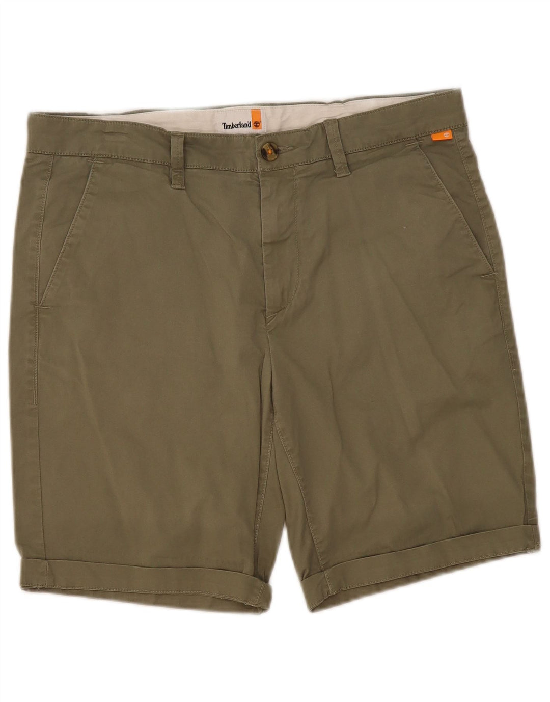 Timberland Pantalones cortos chinos para hombre W33 Algodón caqui medio