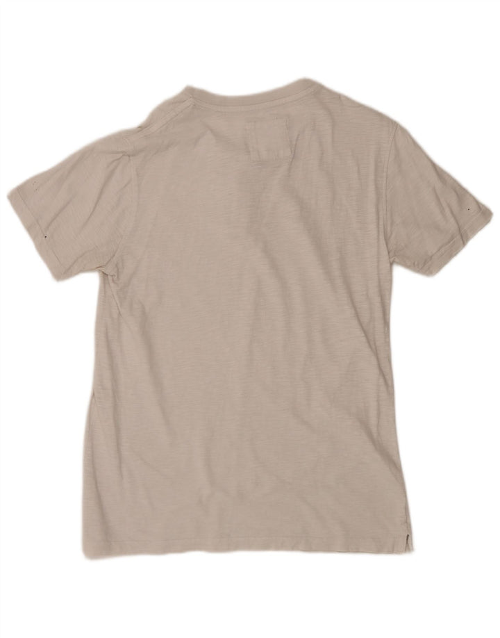 Camiseta para hombre Fat Face Top mediano blanco moteado
