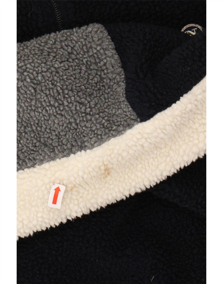 NORTH SAILS Jersey De Forro Polar Con Cuello Y Cremallera Para Hombre XL Azul Marino Colorblock