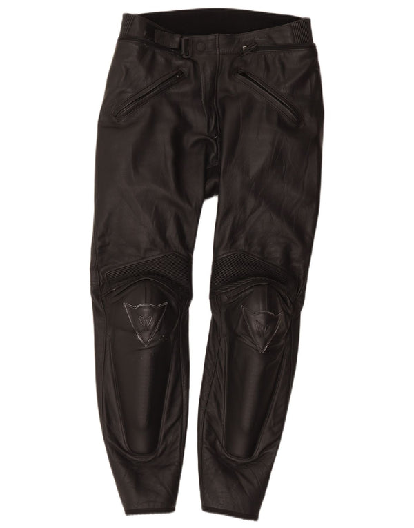 Dainese Hombre Moto Racer Pantalones IT 46 Small W32 L26 Negro Motocicleta