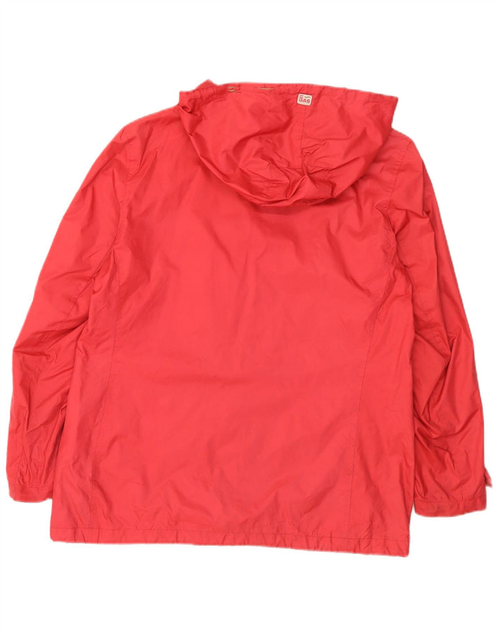 Chaqueta impermeable con capucha para mujer Gas UK 46 Grande Poliéster rosa