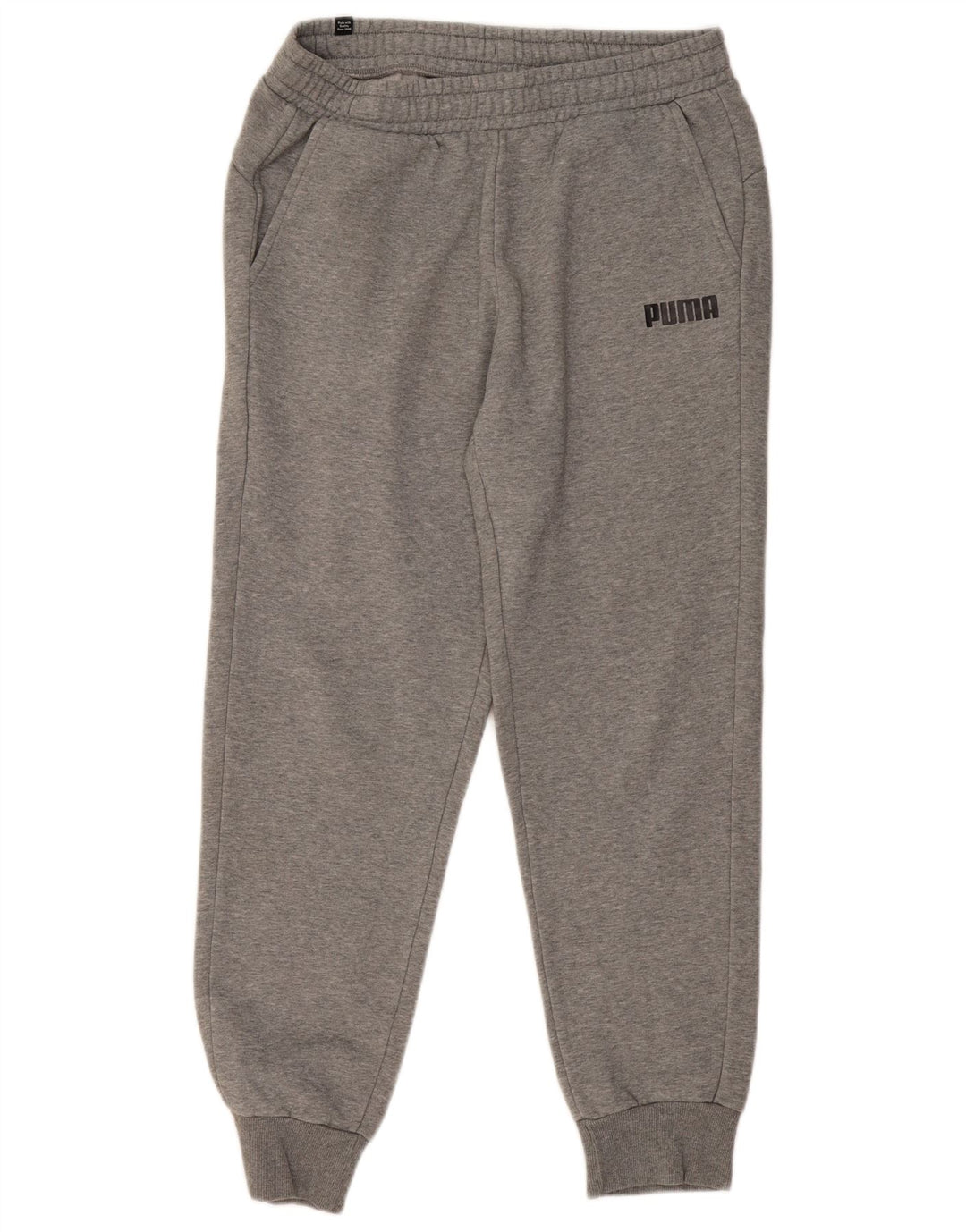PUMA Pantalón de chándal para hombre Joggers Large Grey Moteado de algodón