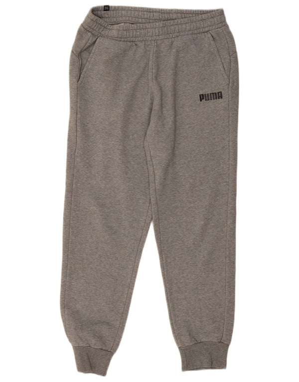 PUMA Pantalón de chándal para hombre Joggers Large Grey Moteado de algodón