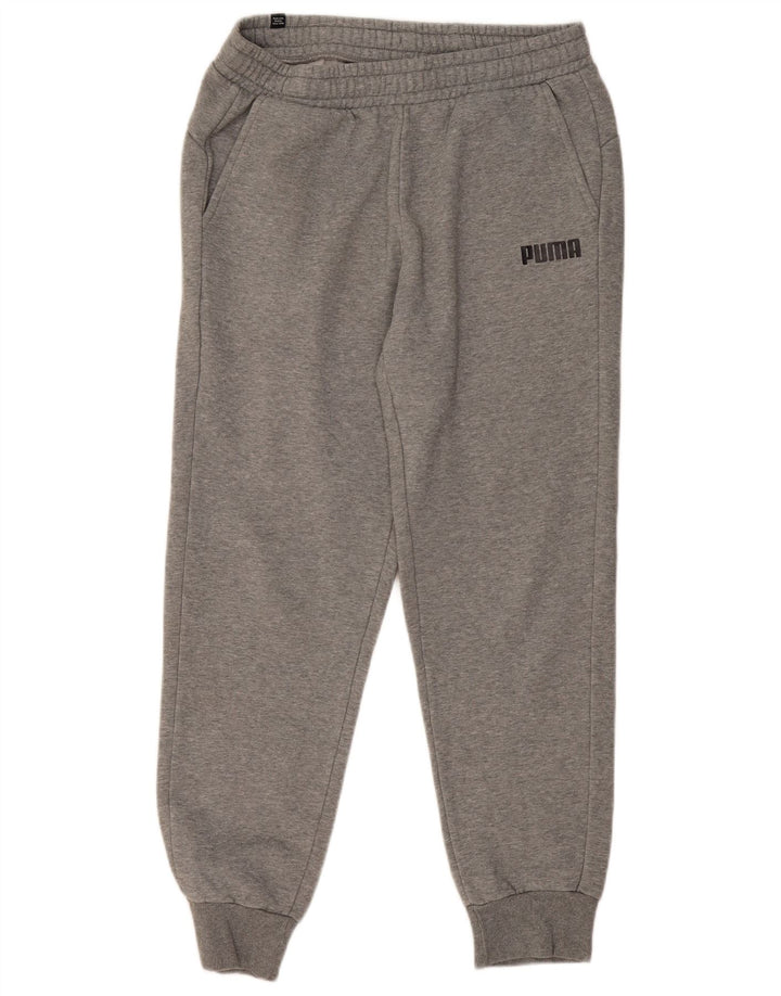 PUMA Pantalón de chándal para hombre Joggers Large Grey Moteado de algodón