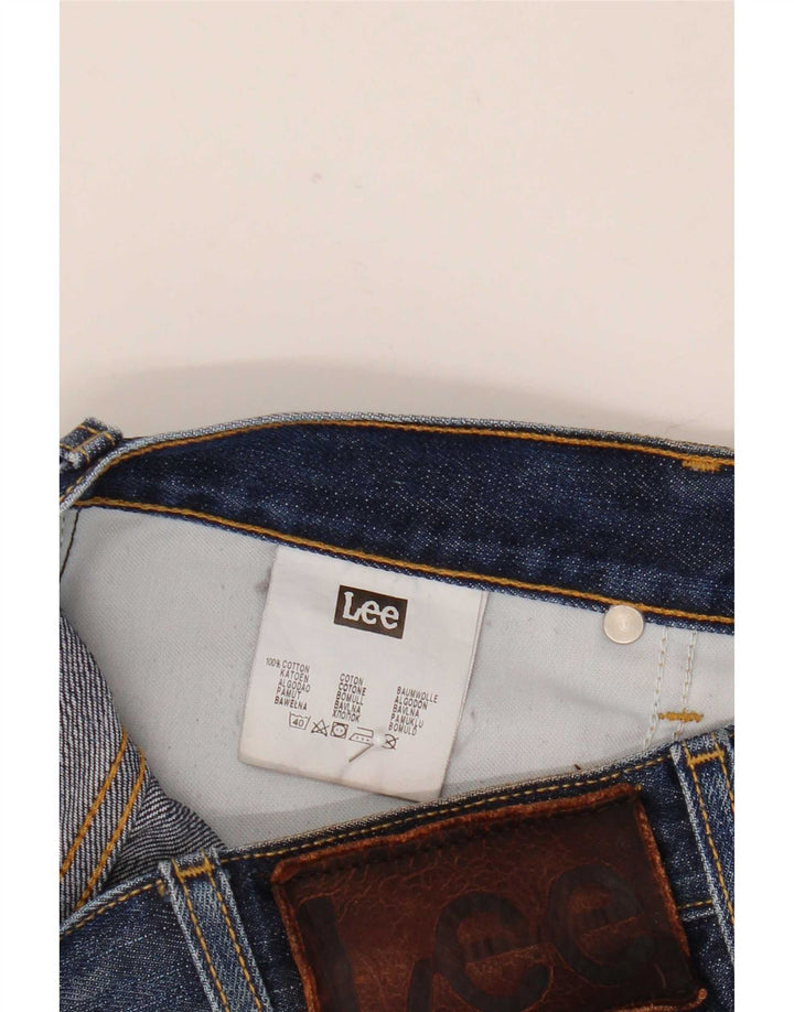 Lee Jeans rectos desgastados Zed para hombre W32 L32 Algodón azul