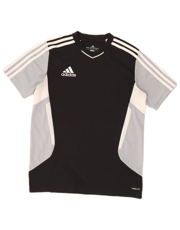ADIDAS Camiseta Climacool para niño 13-14 años Negro Colorblock Poliéster