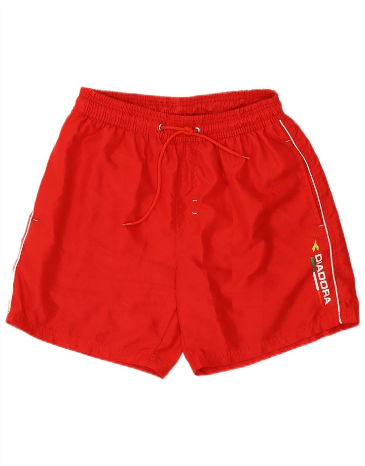 Diadora Bañador Shorts Graphic Hombre Poliéster Rojo Mediano