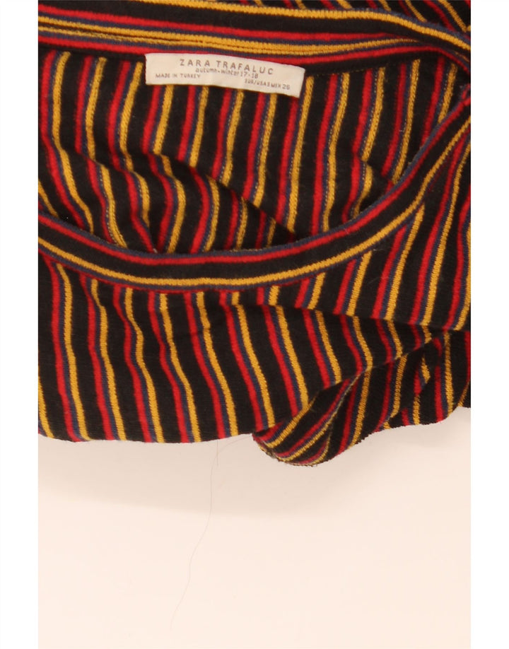Zara Vestido recto para mujer UK 10 Small Multicolor Rayas