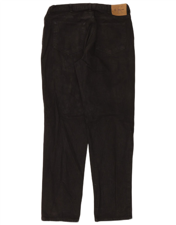 Calvin Klein Jeans rectos para hombre W38 L34 Algodón negro