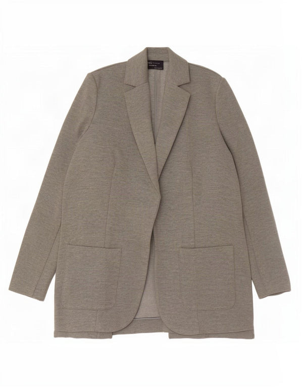 Marks & Spencer Chaqueta tipo blazer de ajuste relajado para mujer UK 6 XS Poliéster gris