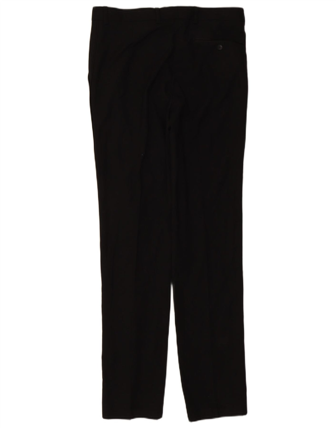 Marks & Spencer Pantalón de traje ajustado para hombre W32 L33 Poliéster negro