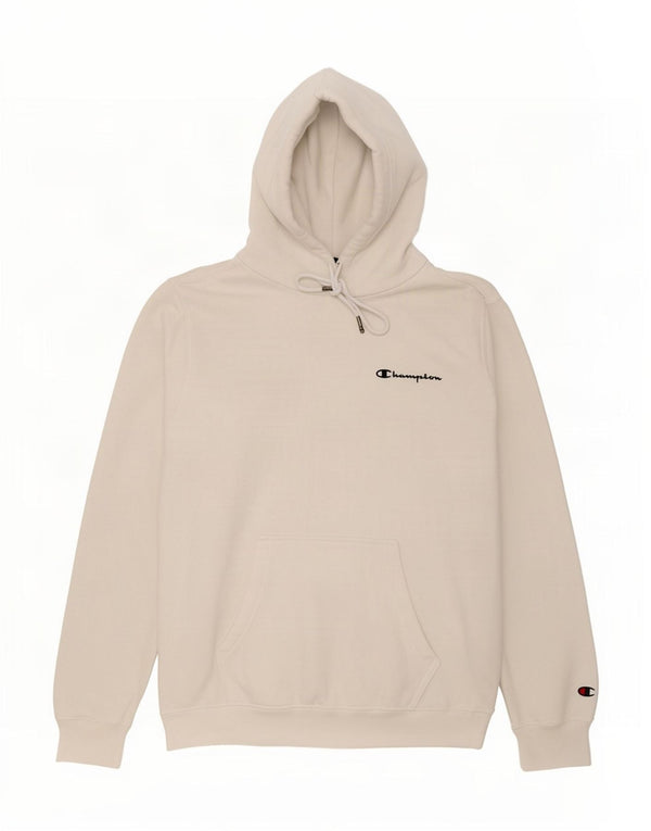 Champion Sudadera con capucha holgada para hombre XS Algodón blanco