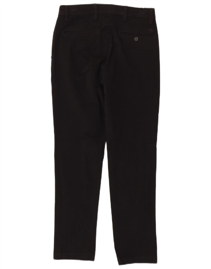 DOCKERS Pantalón chino slim fit para hombre W29 L29 Algodón negro