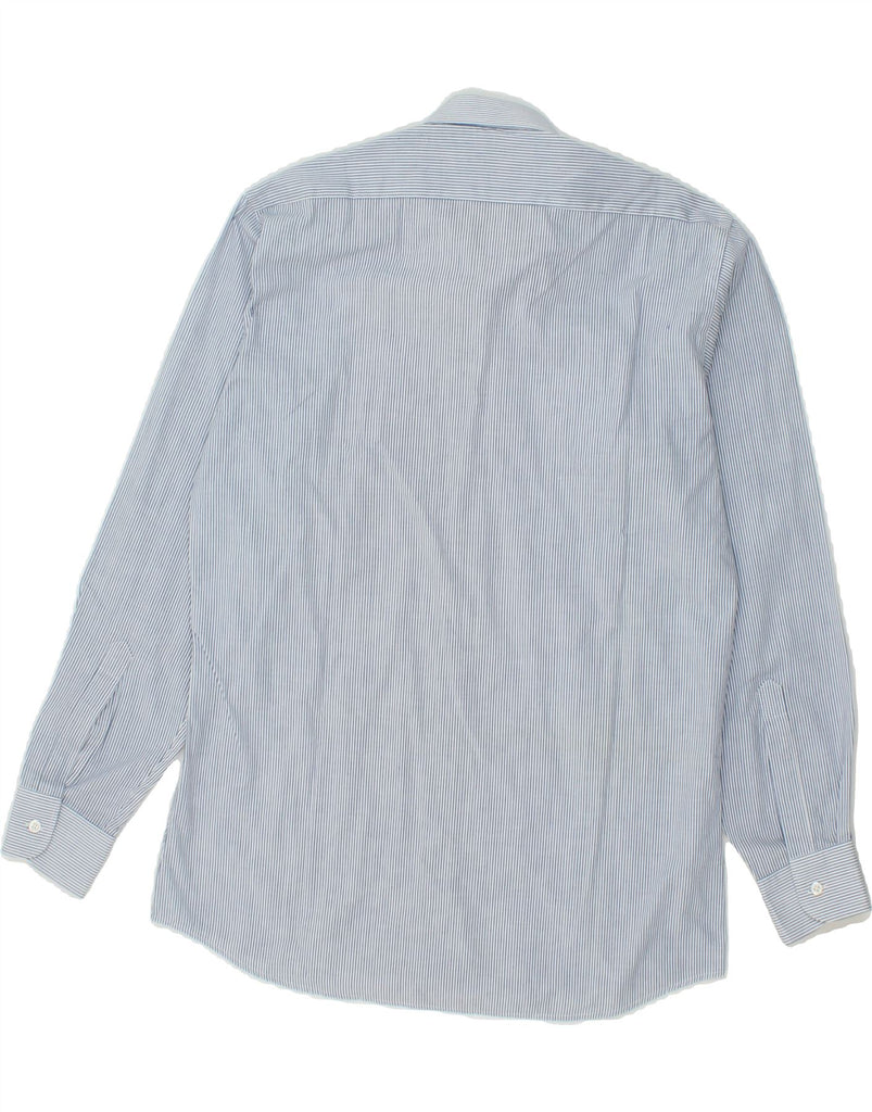 VAN HEUSEN Mens Shirt Medium Blue Pinstripe Vintage Van Heusen and Second-Hand Van Heusen from Messina Hembry 