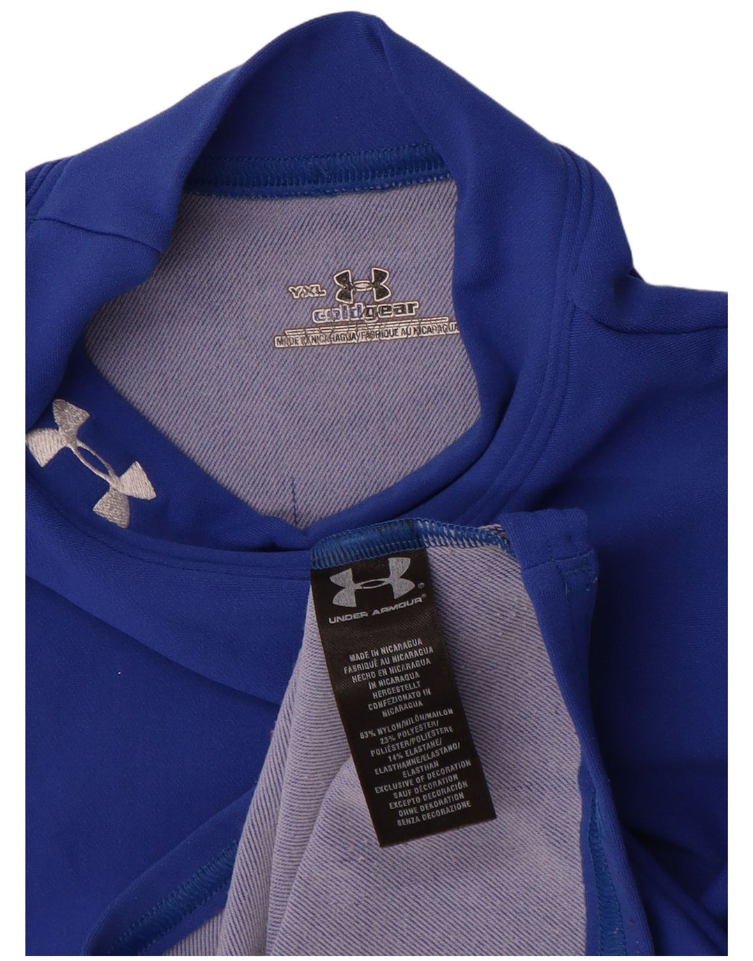 Under Armour Camiseta Niño Manga Larga 13-14 Años XL Nylon Azul