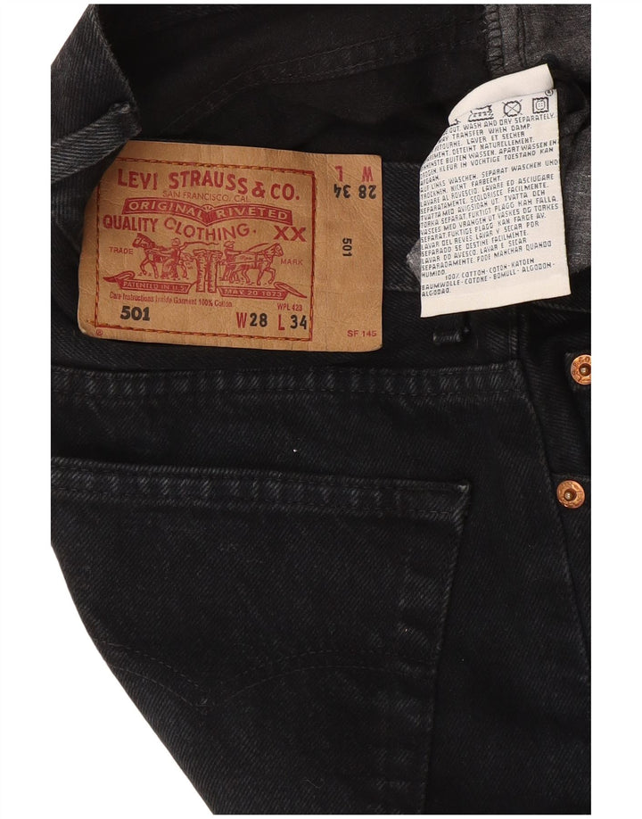 Levi's Jeans rectos 501 para hombre W28 L30 Algodón azul marino