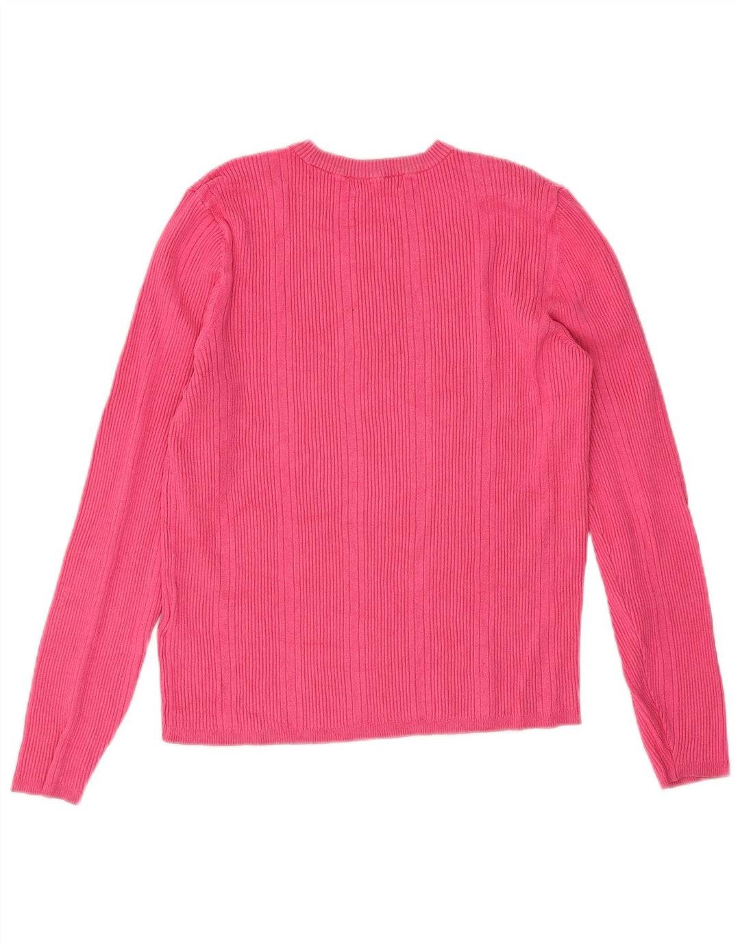 Marks & Spencer Jersey de cuello redondo para mujer UK 44 Viscosa rosa mediana