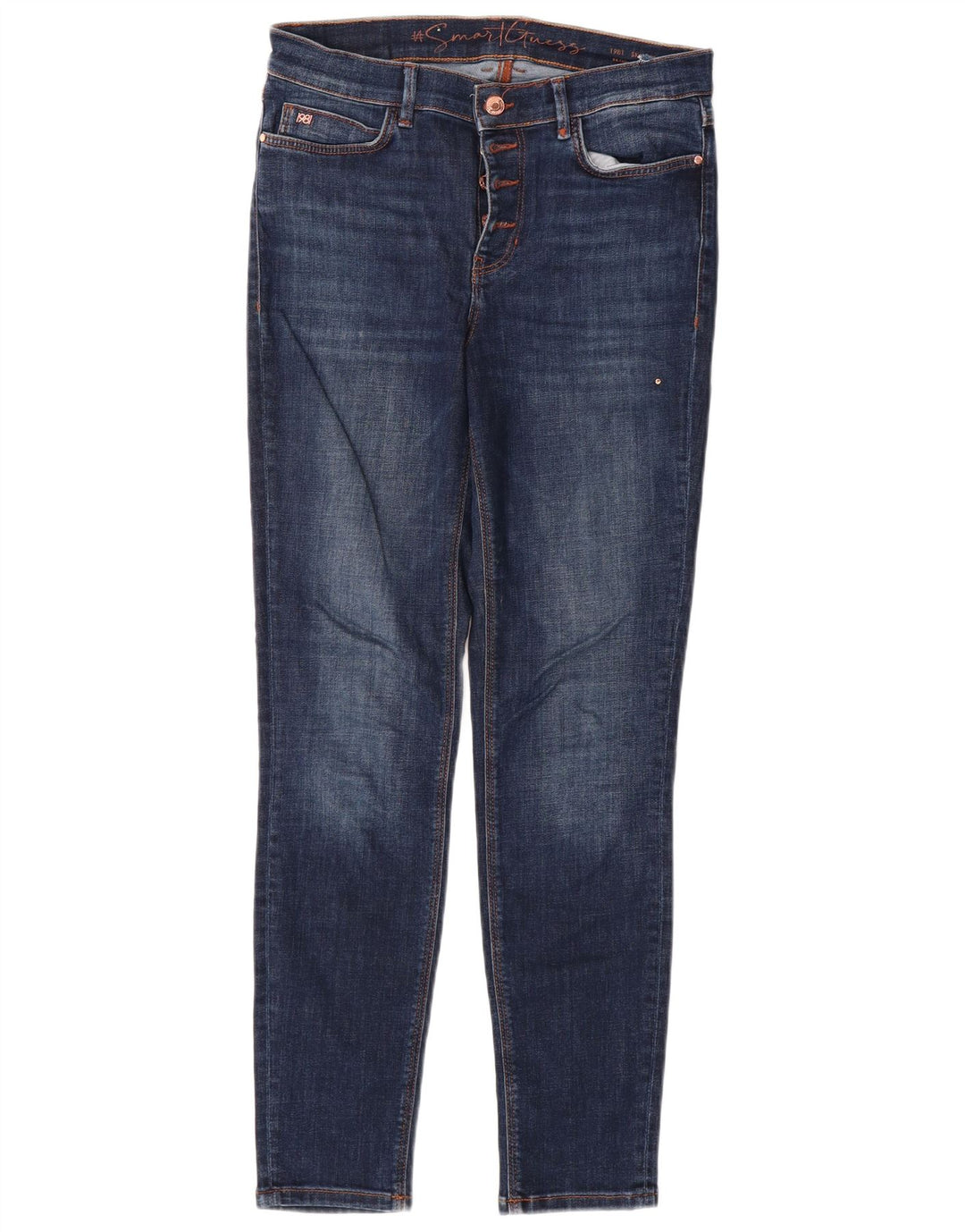 GUESS Womens Skinny Jeans W29 L28 Navy Blue