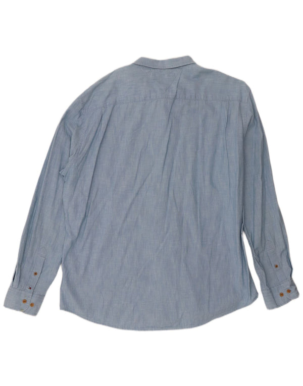 Camisa Tommy Hilfiger Hombre 2XL Algodón Azul
