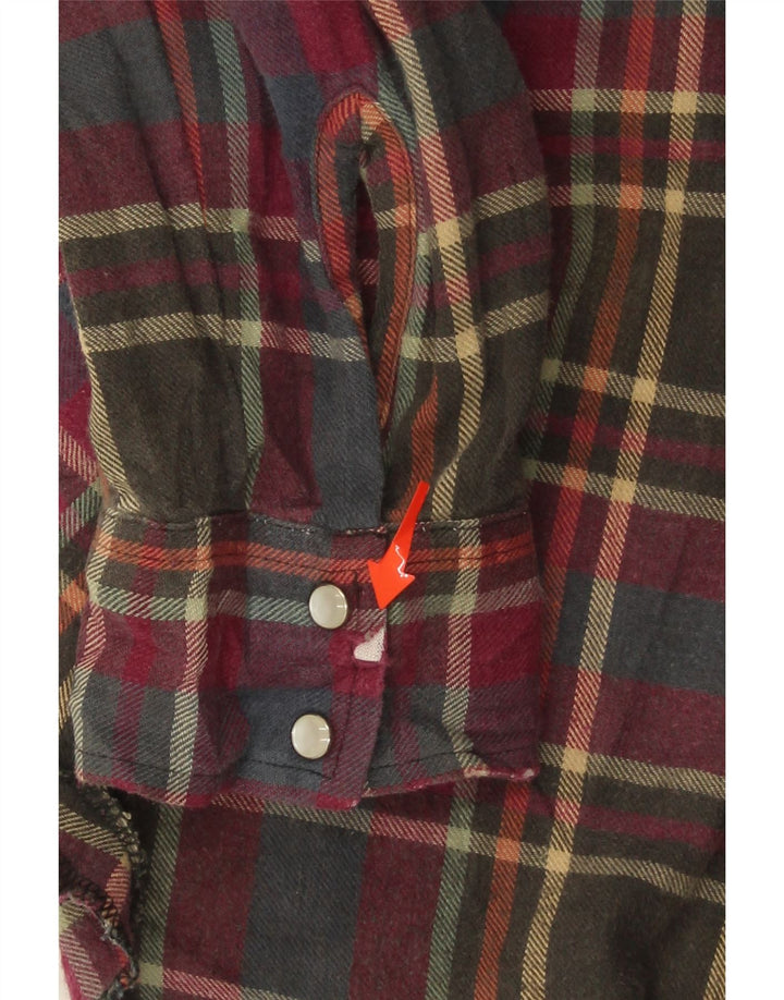 WRANGLER Mens Flannel Shirt Medium Multicoloured Check Vintage Wrangler and Second-Hand Wrangler from Messina Hembry 