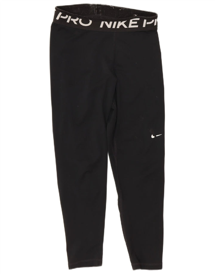 Nike Capri Graphic Leggings para mujer, talla 8, color negro
