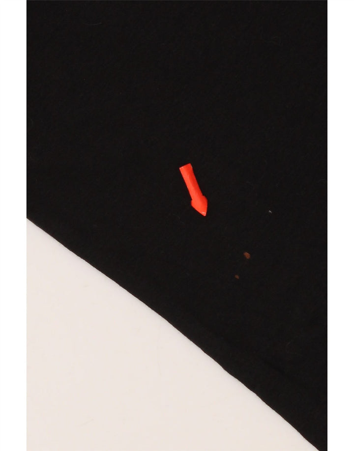 Zara Mujer Top Manga 3/4 UK 8 Small Negro