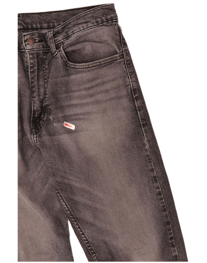 Levi's Jeans rectos 505 para hombre W34 L27 Algodón gris