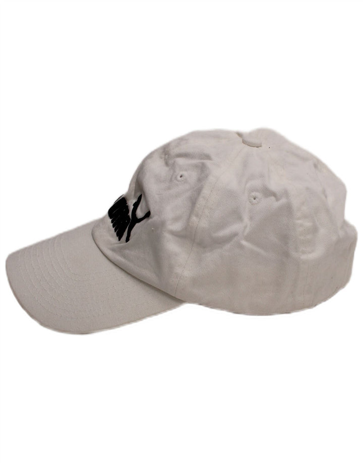 PUMA Mens Graphic Baseball Cap One Size White Cotton