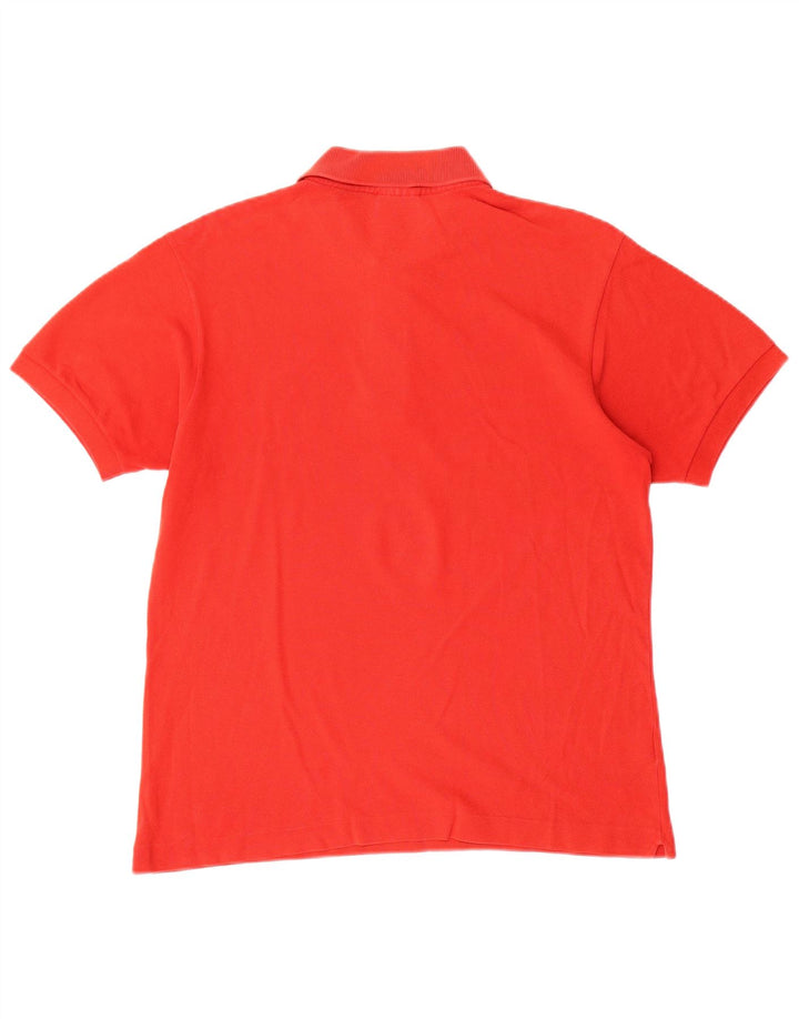Polo Lacoste para hombre talla 3 pequeño algodón rojo