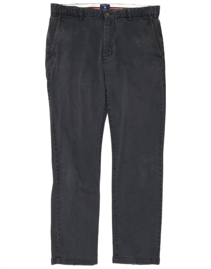 Gant Pantalón Chino Regular Para Hombre W34 L32 Azul Marino