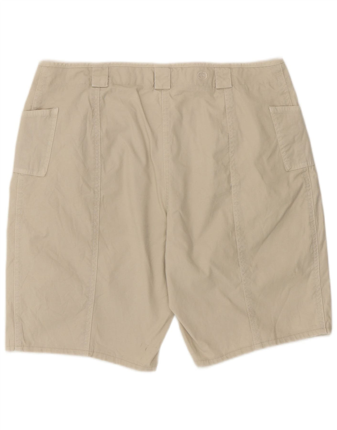 Sergio Tacchini - Pantalones cortos tipo cargo para mujer, talla grande, W32, color beige