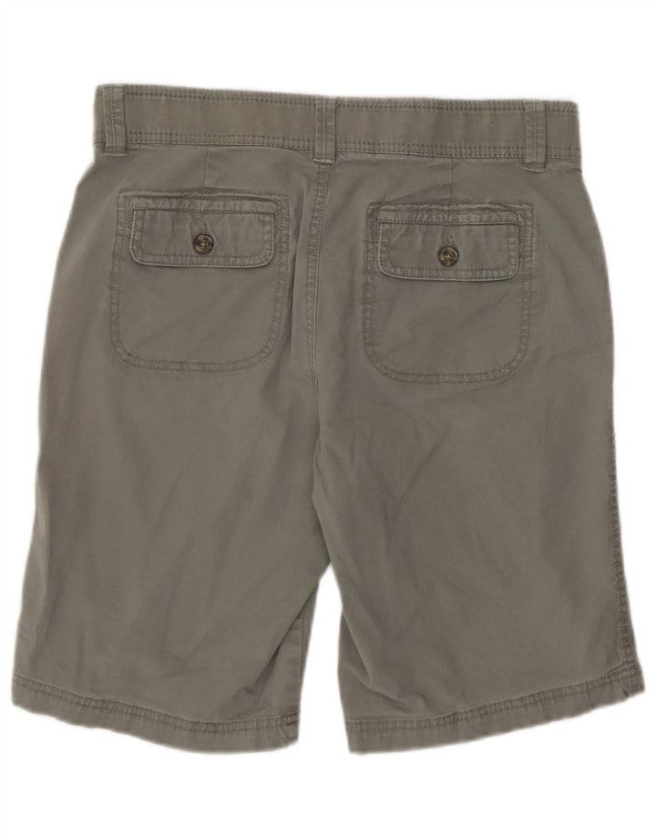 Dockers Bermudas de popelina para mujer US 6 Medium W30 Algodón verde