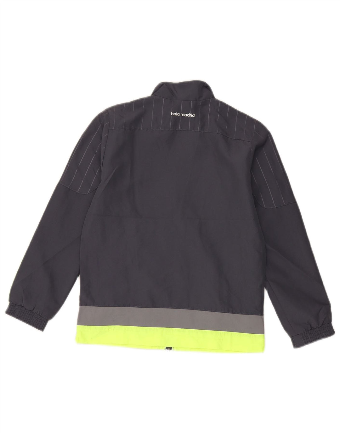 Adidas - Chaqueta de chándal con gráfico para niños, 7-8 años, color gris