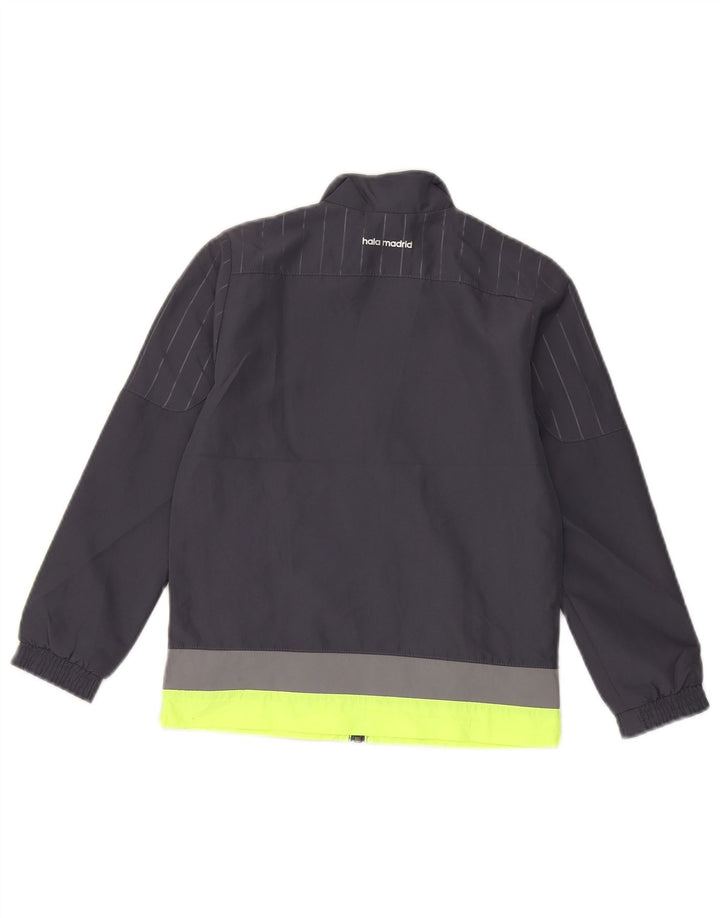 Adidas - Chaqueta de chándal con gráfico para niños, 7-8 años, color gris