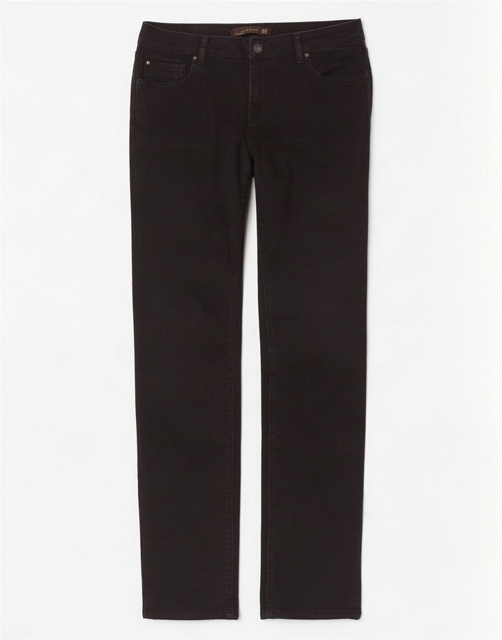 Zara Jeans Slim para Mujer EU 42 Large W32 L34 Negro