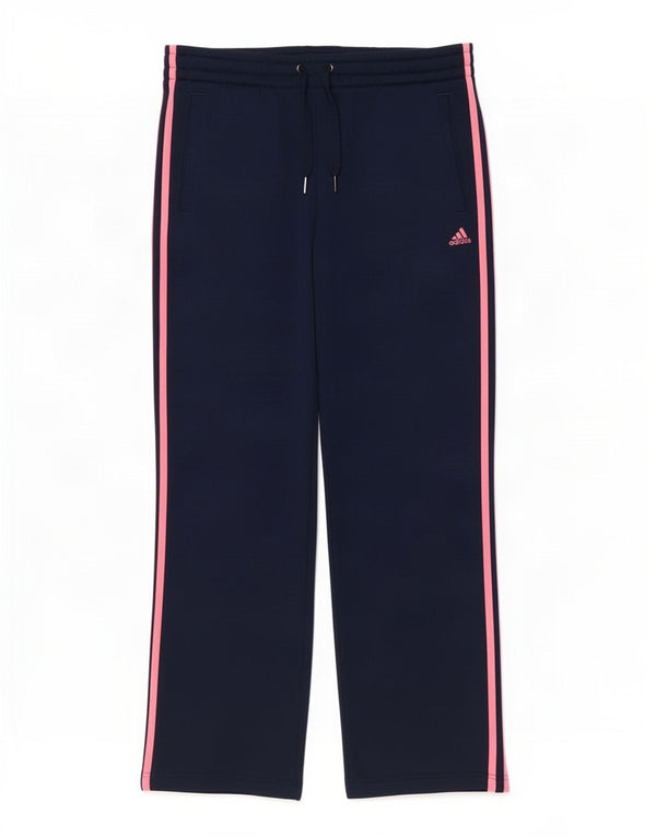 Adidas Mujer Climalite Chándal Pantalones UK 12/14 Medio Azul Marino