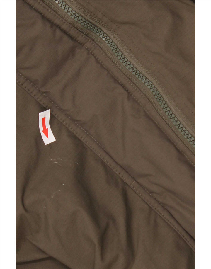 Superdry Chaqueta Cortavientos Gráfica para Mujer UK 44 Caqui Mediano