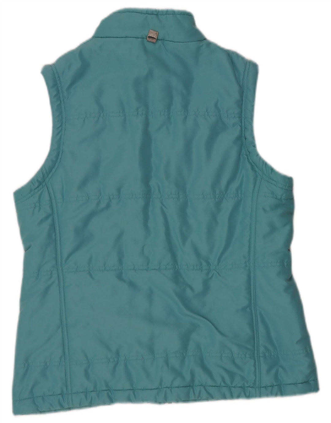 WEIRD FISH Chaleco acolchado para mujer UK 44 Grande Poliéster turquesa