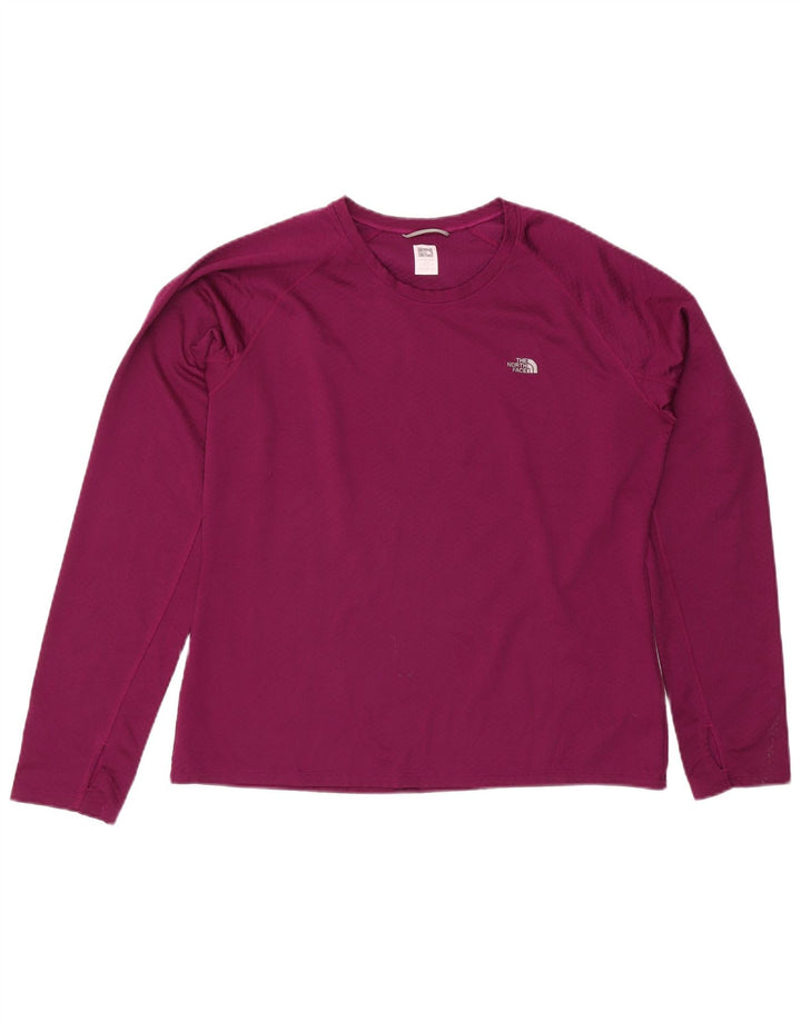 The North Face Camiseta Mujer Manga Larga ES 40 XL Poliéster Morado