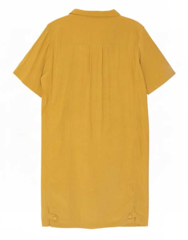 Vestido recto para mujer de Diana Bentall IT 50 XL Seda amarilla