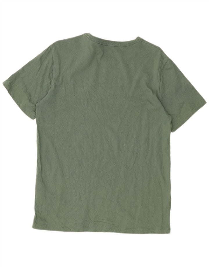 LEVI'S Camiseta estándar para hombre Top de algodón verde medio