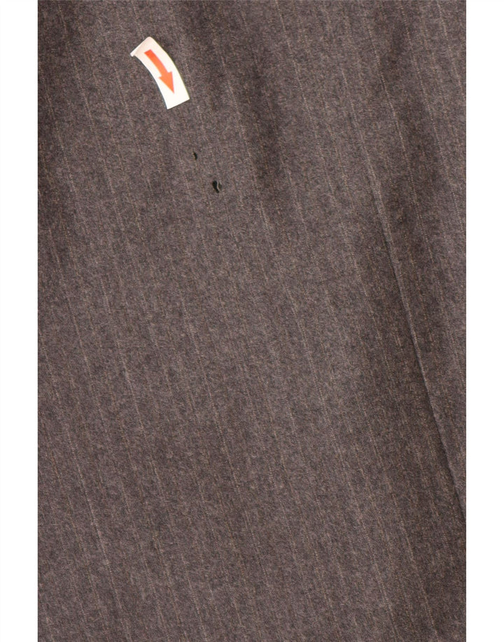 Valentino Traje de 2 piezas con 3 botones para hombre IT 48 Mediano W32 L29 Gris a rayas
