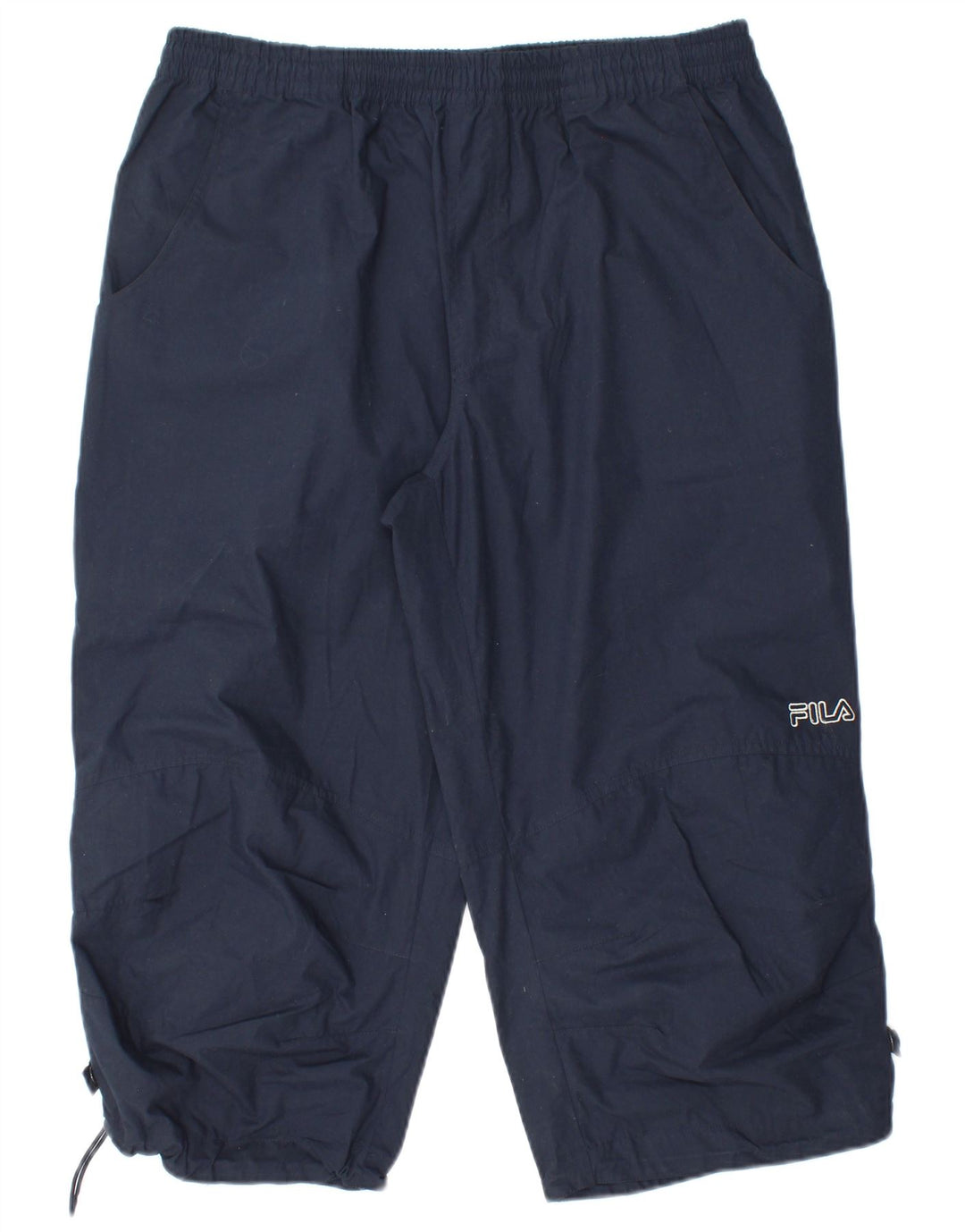 Fila Mens Capri Chándal Pantalones Grande Azul Marino Poliéster