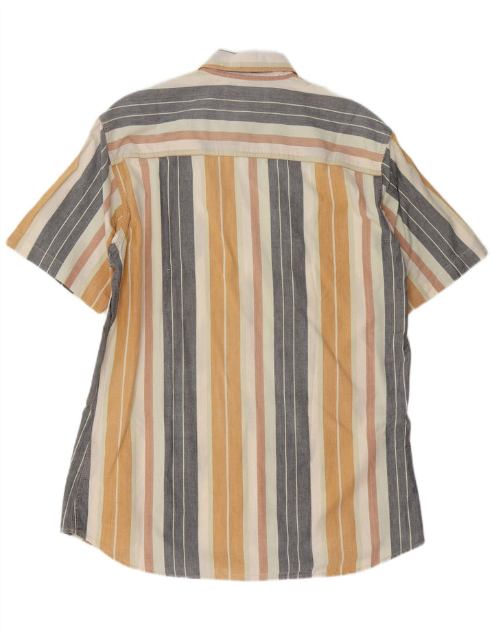 MARLBORO CLASSICS Camisa Manga Corta Hombre XL Algodón Rayas Multicolor