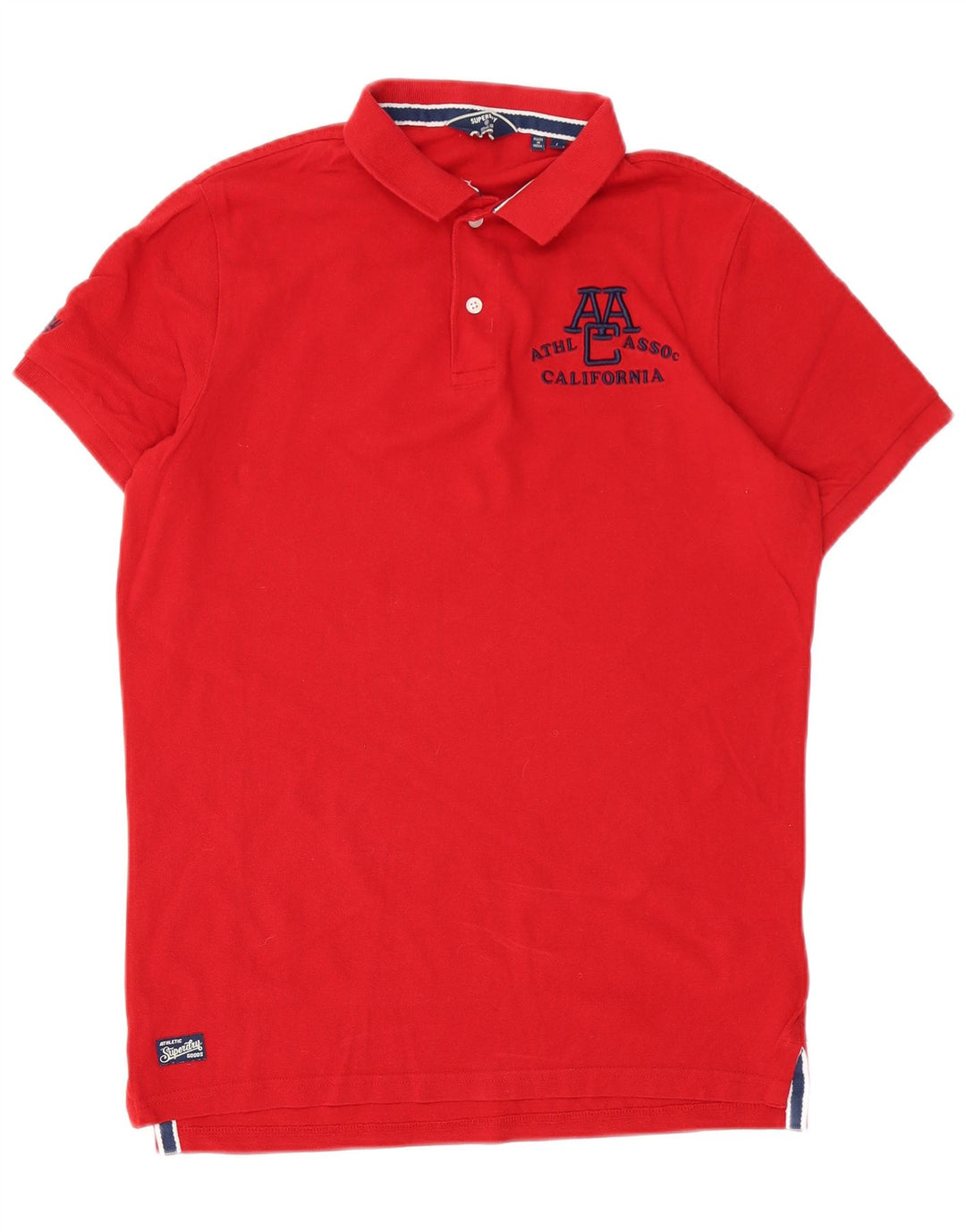 Superdry Polo Gráfico Para Hombre De Algodón Rojo Grande