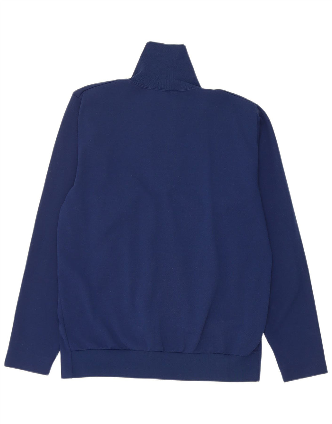 Vintage hombres chándal top chaqueta medio azul marino