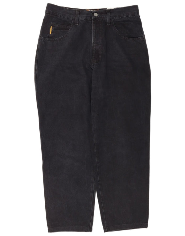 Jeans Armani Mujer Cónicos W30 L28 Algodón Negro