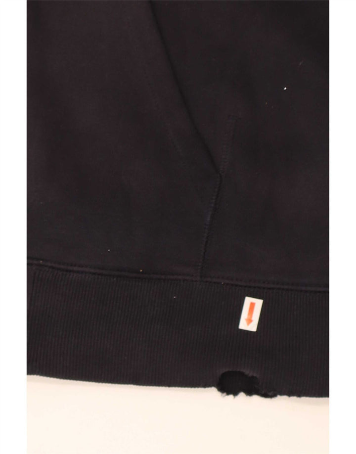 Carhartt Hombre Zip Sudadera Con Capucha Suéter Medio Azul Marino Algodón