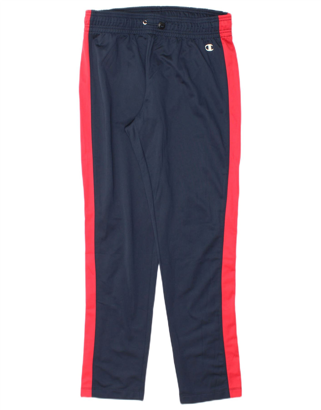 CHAMPION Mens Tracksuit Trousers Medium  Navy Blue Colourblock Polyester
