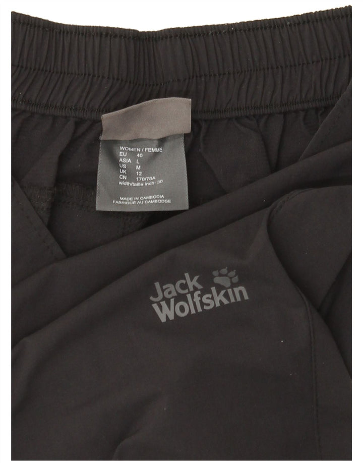 Jack Wolfskin Bermudas para mujer UK 12 Medium W32 Negro